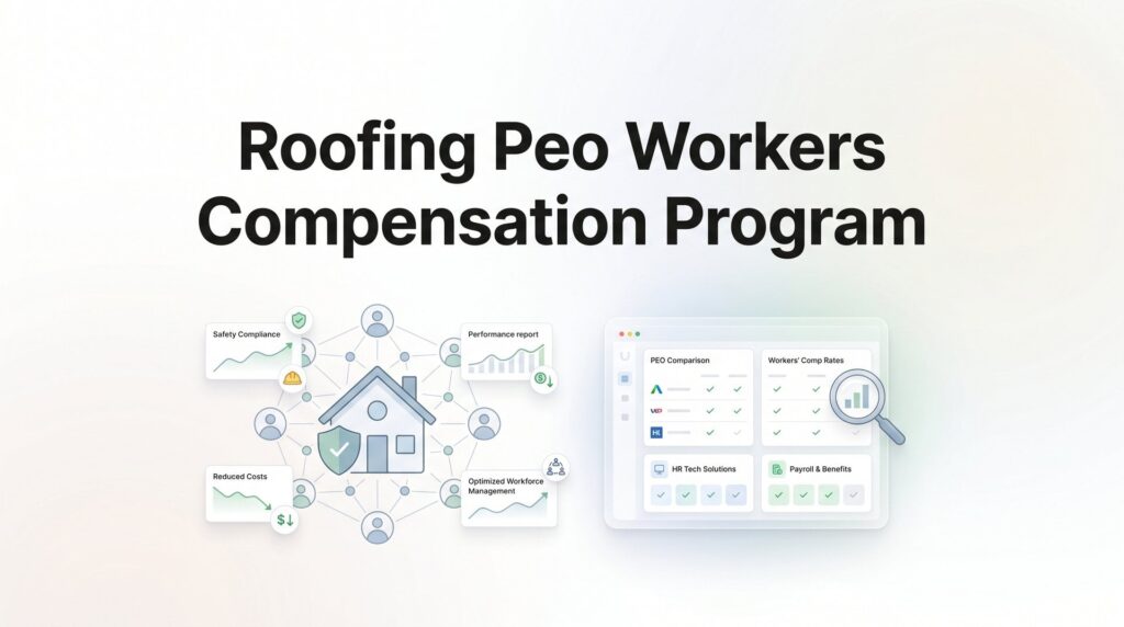 Roofing PEO Workers Compensation Programs: What Contractors Actually Need to Know