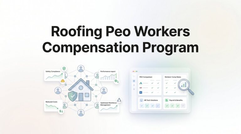 Roofing PEO Workers Compensation Programs: What Contractors Actually Need to Know