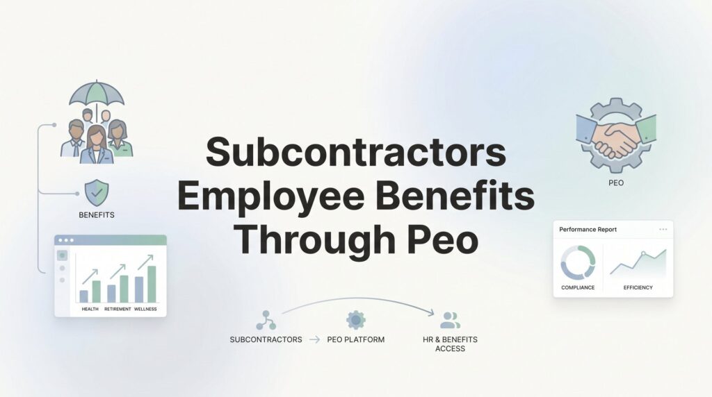 Subcontractors Employee Benefits Through PEO: What Actually Works (And What Doesn’t)
