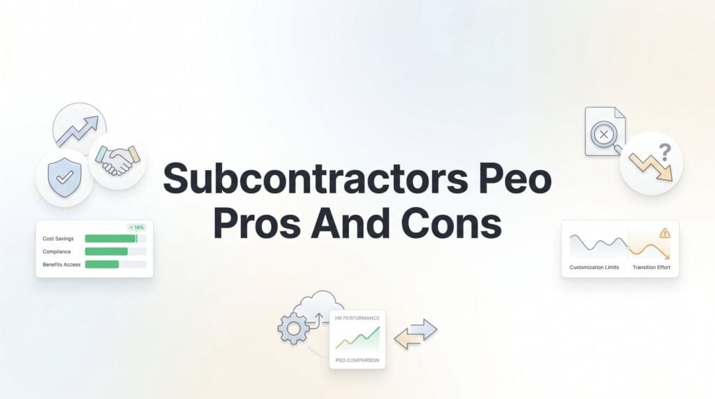 Subcontractors and PEOs: The Real Pros and Cons You Need to Know