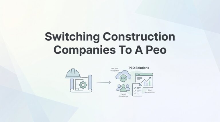 How to Switch Your Construction Company to a PEO: A Practical Transition Guide