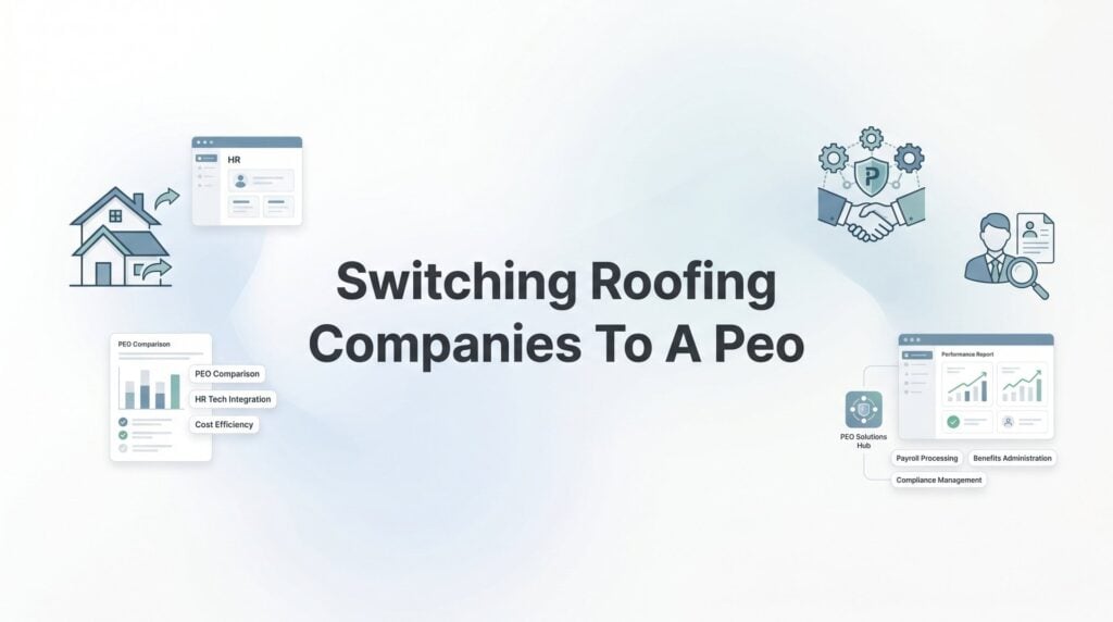 How to Switch Your Roofing Company to a PEO: A Practical Transition Guide