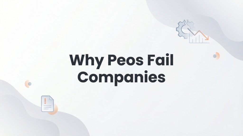 Why PEOs Fail Companies: 7 Root Causes and How to Avoid Them
