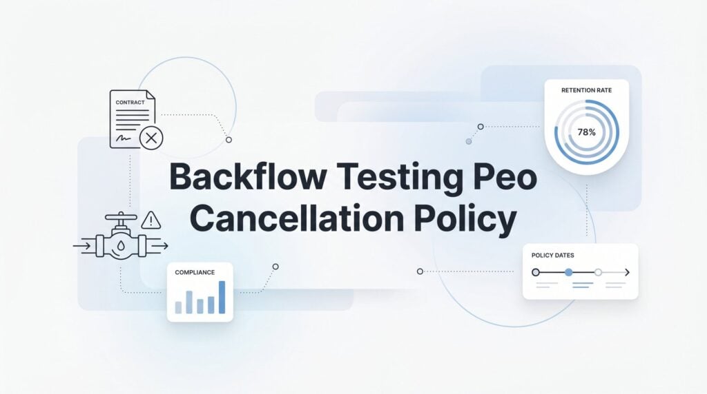 PEO Cancellation Policy Explained: What Backflow Testing Companies Need to Know Before Signing