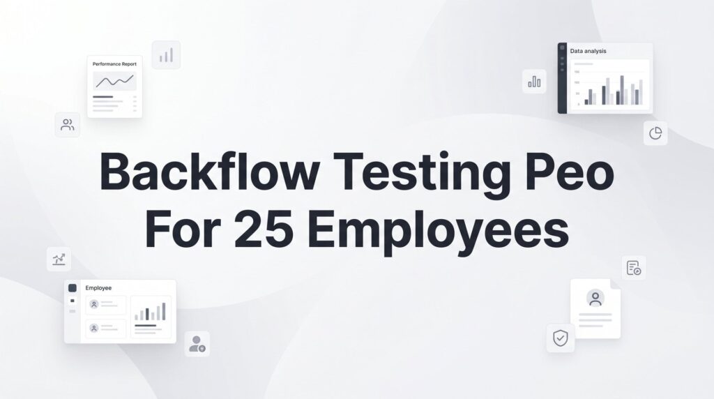 7 Smart Strategies for Backflow Testing Companies with 25 Employees to Get the Most from a PEO
