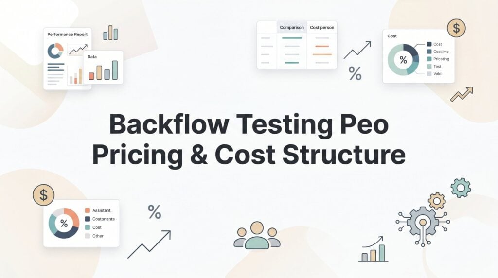 Backflow Testing PEO Pricing & Cost Structure: What Business Owners Actually Pay