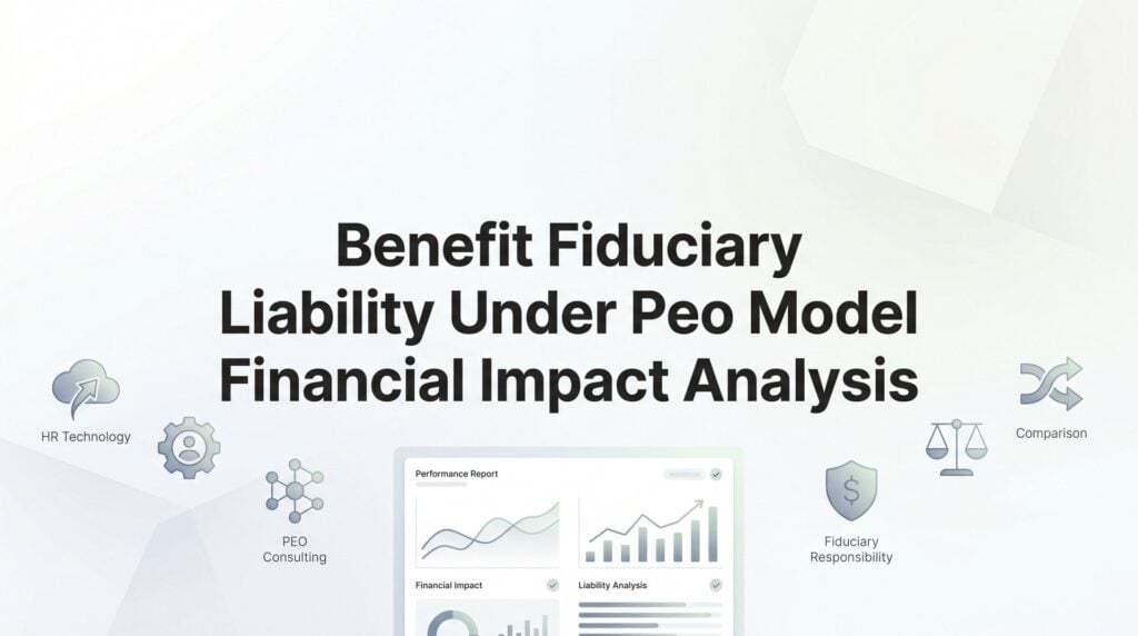 Benefit Fiduciary Liability Under the PEO Model: A Financial Impact Analysis