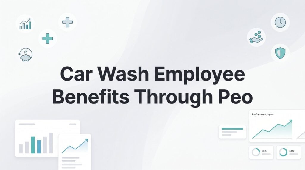 Car Wash Employee Benefits Through a PEO: What Owners Actually Get