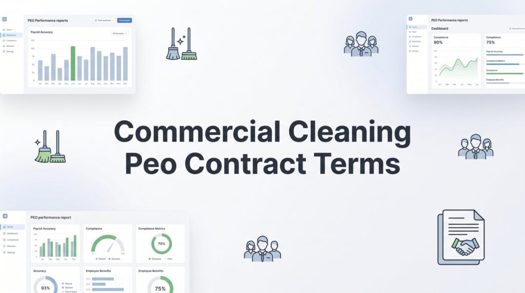 Commercial Cleaning PEO Contract Terms: What to Watch Before You Sign