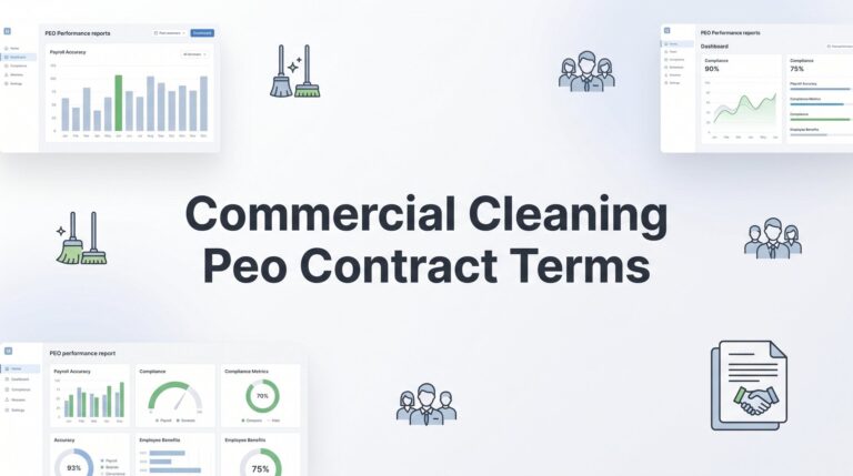 Commercial Cleaning PEO Contract Terms: What to Watch Before You Sign