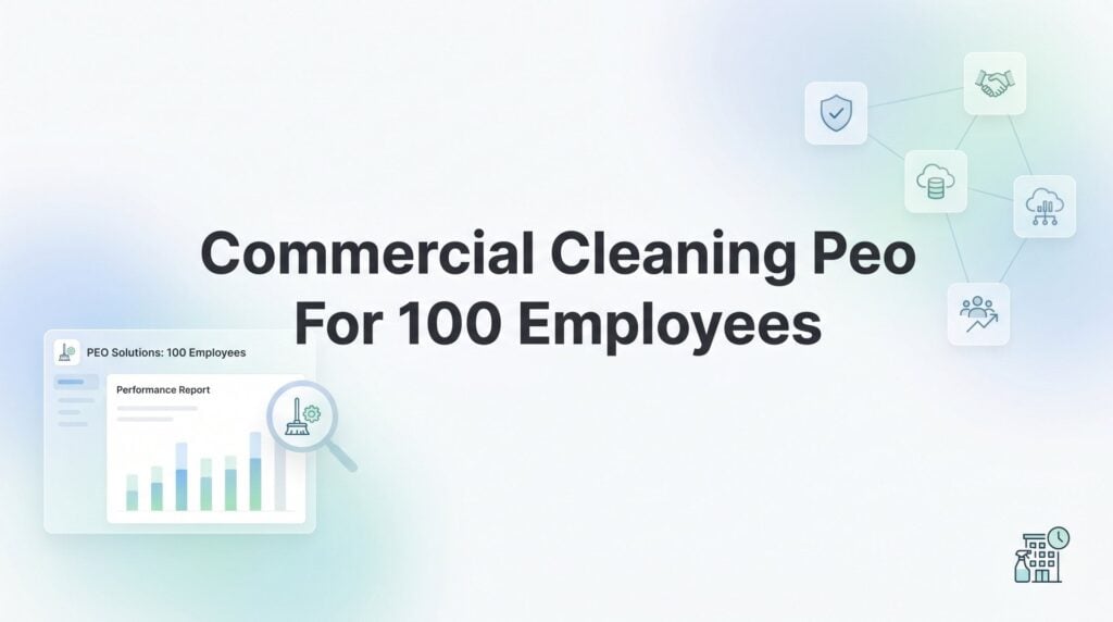 7 Strategies for Choosing a PEO When You Run a Commercial Cleaning Company With 100 Employees