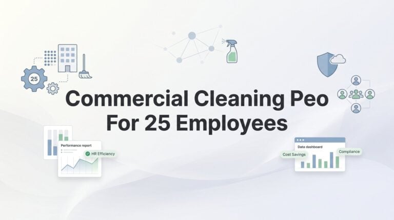 7 Strategies for Choosing the Right PEO for a 25-Person Commercial Cleaning Company