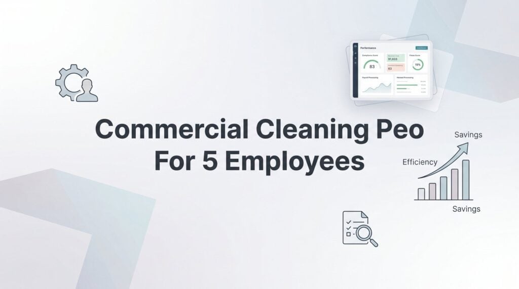 5 Strategies for Choosing a PEO When You Run a Commercial Cleaning Crew of 5