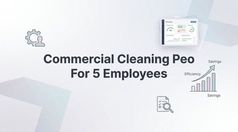 5 Strategies for Choosing a PEO When You Run a Commercial Cleaning Crew of 5