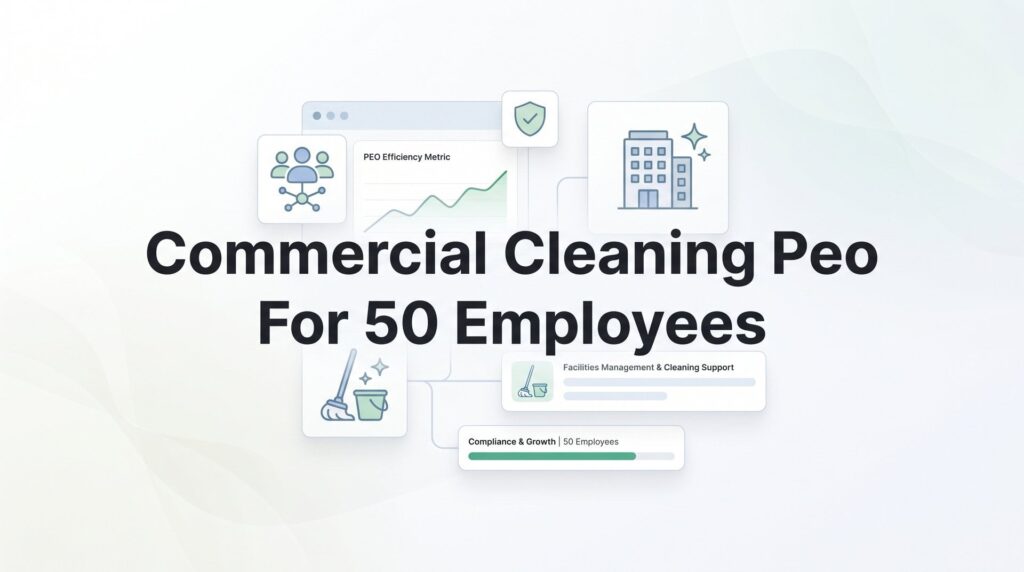 7 Strategies for Choosing the Right PEO for a 50-Employee Commercial Cleaning Company