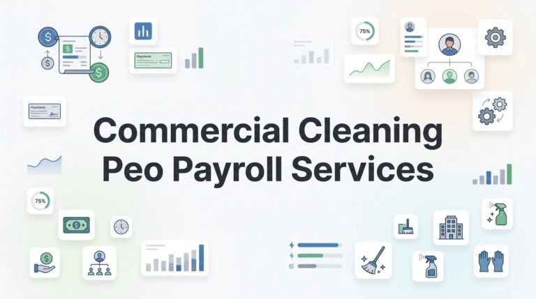 Commercial Cleaning PEO Payroll Services: What They Cover, What They Cost, and Whether They’re Worth It