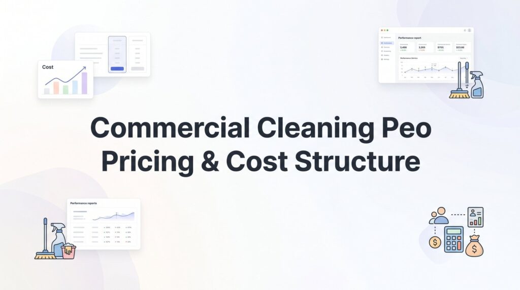 Commercial Cleaning PEO Pricing & Cost Structure: What You’re Actually Paying For