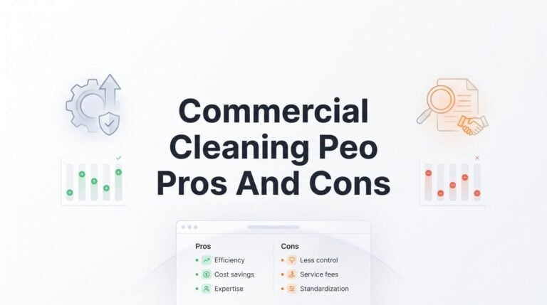 Commercial Cleaning PEO Pros and Cons: 7 Decision Factors That Actually Matter
