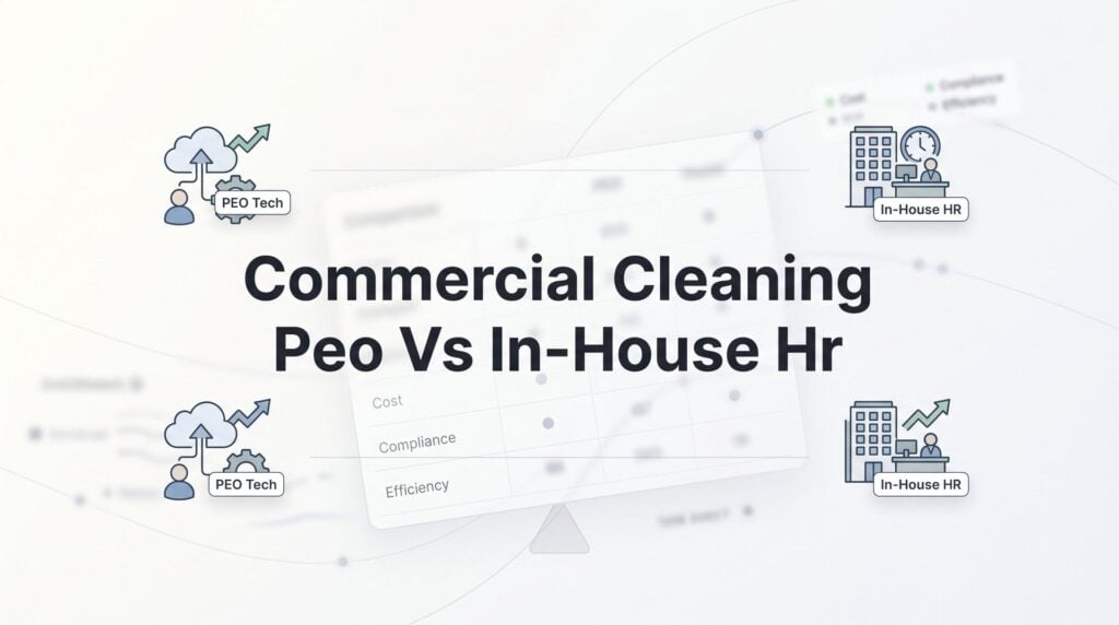 7 Decision Factors: Commercial Cleaning PEO vs In-House HR