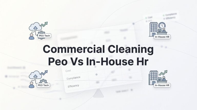 7 Decision Factors: Commercial Cleaning PEO vs In-House HR