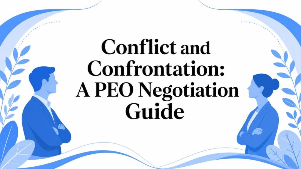 Conflict and Confrontation: A PEO Negotiation Guide