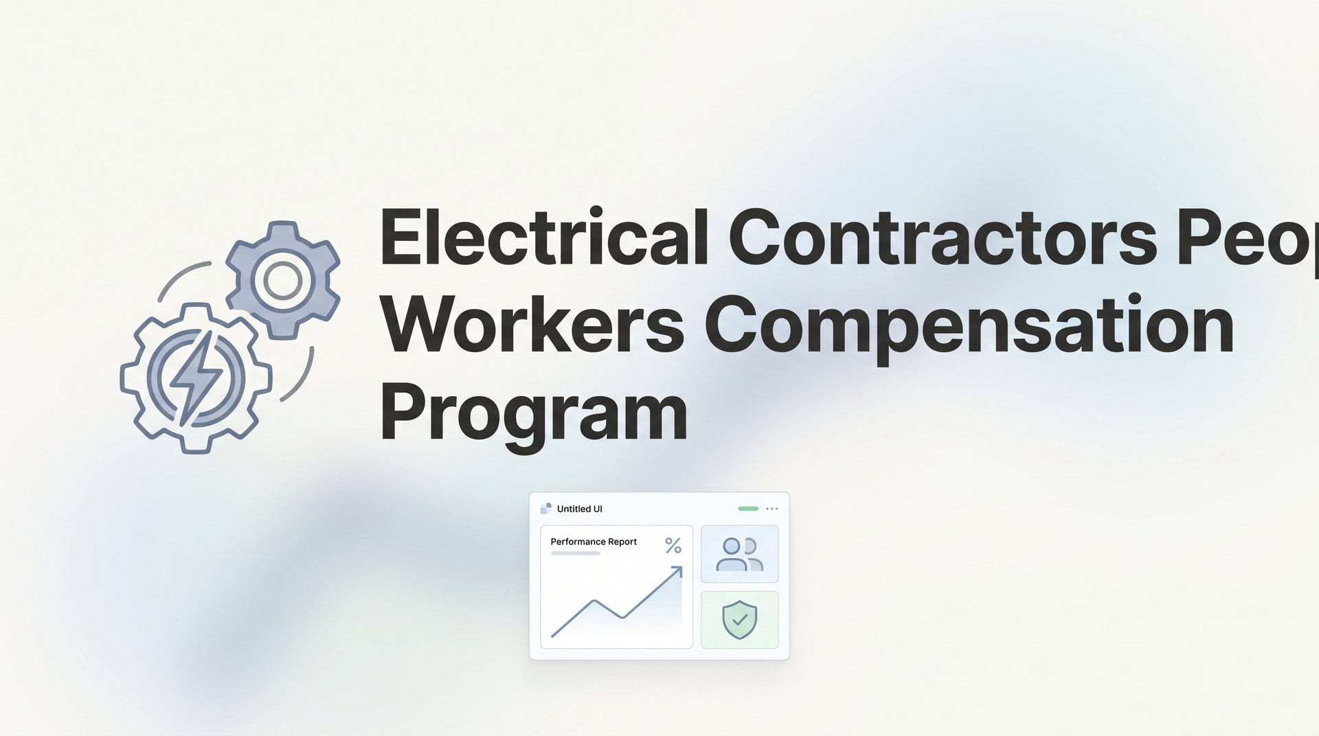 Electrical Contractors PEO Workers Comp Program Guide