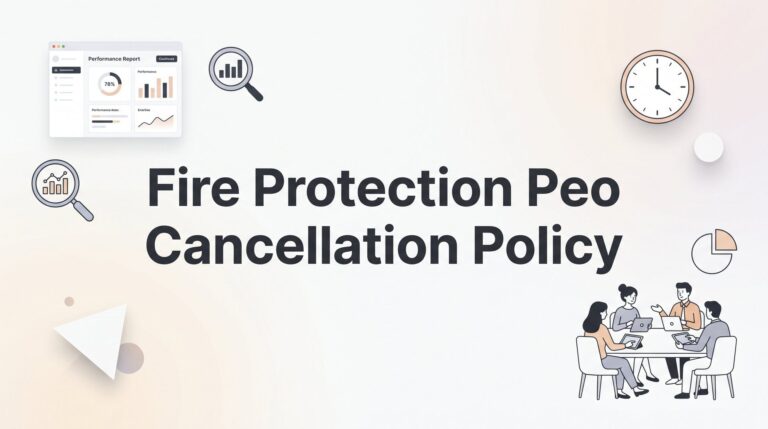 Fire Protection PEO Cancellation Policy: What You Need to Know Before You Sign or Exit