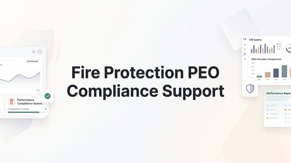 Fire Protection PEO Compliance Support: What It Actually Covers (and Where It Falls Short)