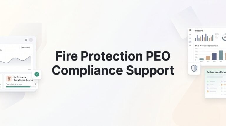 Fire Protection PEO Compliance Support: What It Actually Covers (and Where It Falls Short)