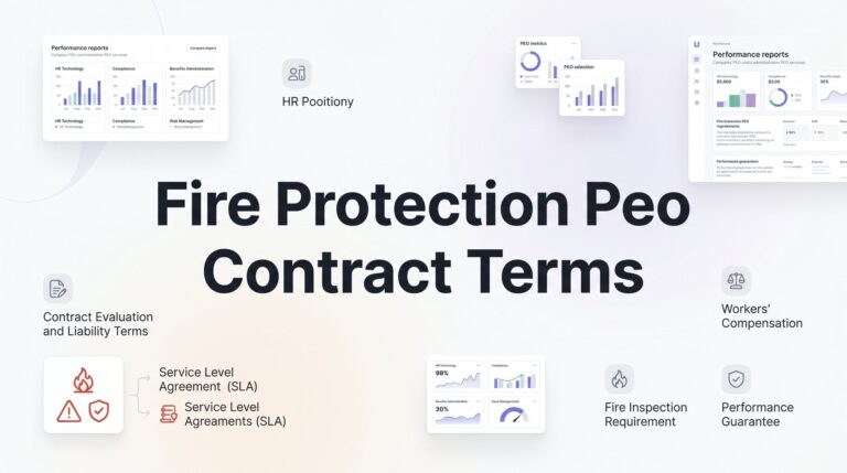 Fire Protection PEO Contract Terms: What to Read Before You Sign