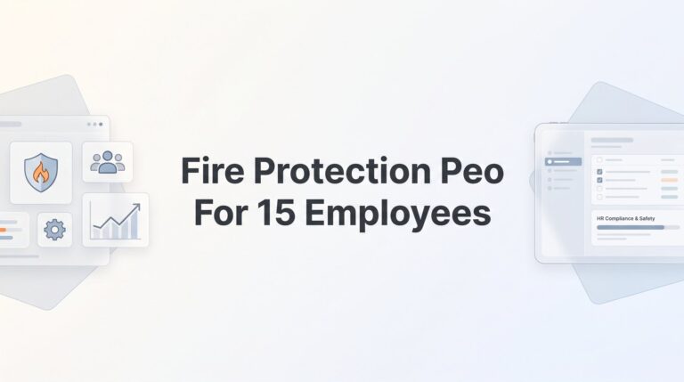 7 Strategies for Choosing a Fire Protection PEO When You Have 15 Employees