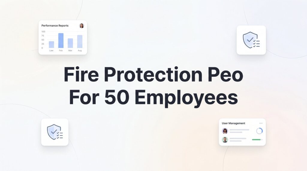 Fire Protection PEO for 50 Employees: What It Actually Costs and Whether It Makes Sense