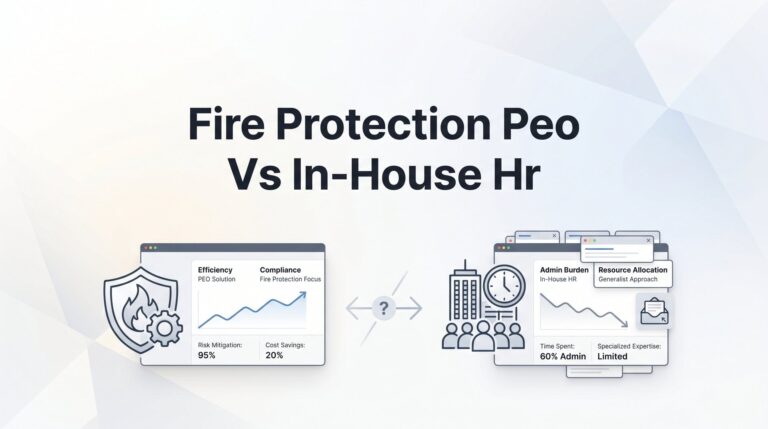 Fire Protection PEO vs In-House HR: 7 Decision Strategies That Actually Matter