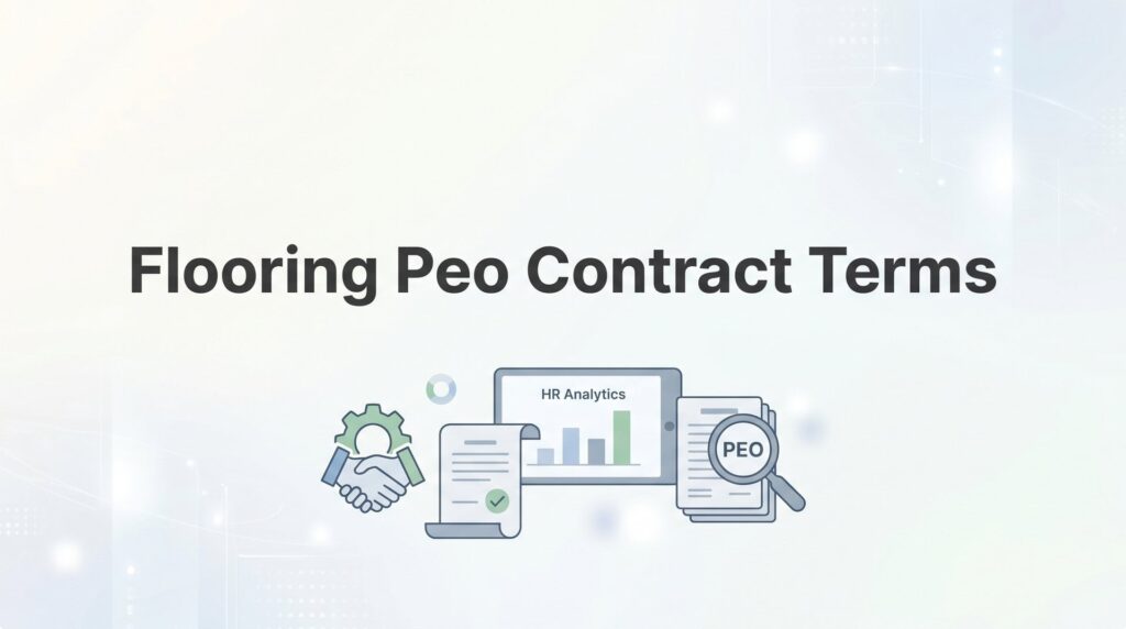 Flooring PEO Contract Terms: What to Negotiate Before You Sign