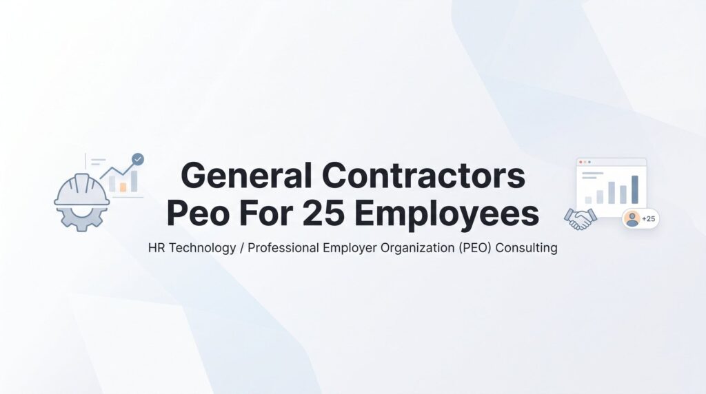 7 Strategies for Choosing a PEO When You Run a 25-Person GC Operation