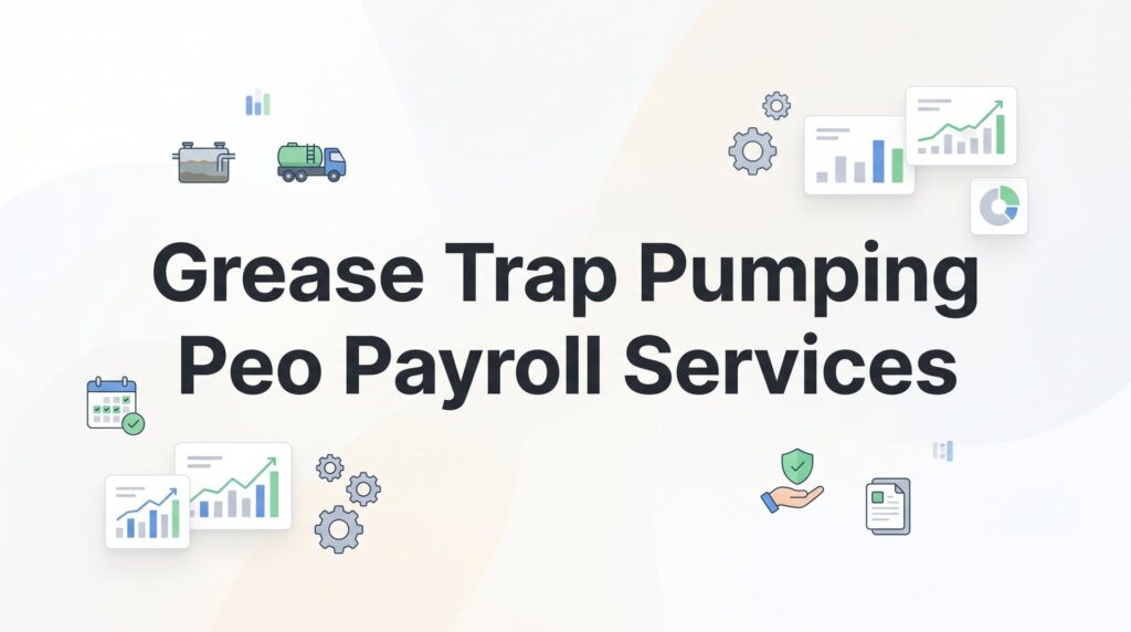 PEO Payroll Services for Grease Trap Pumping Companies: What You Actually Need to Know