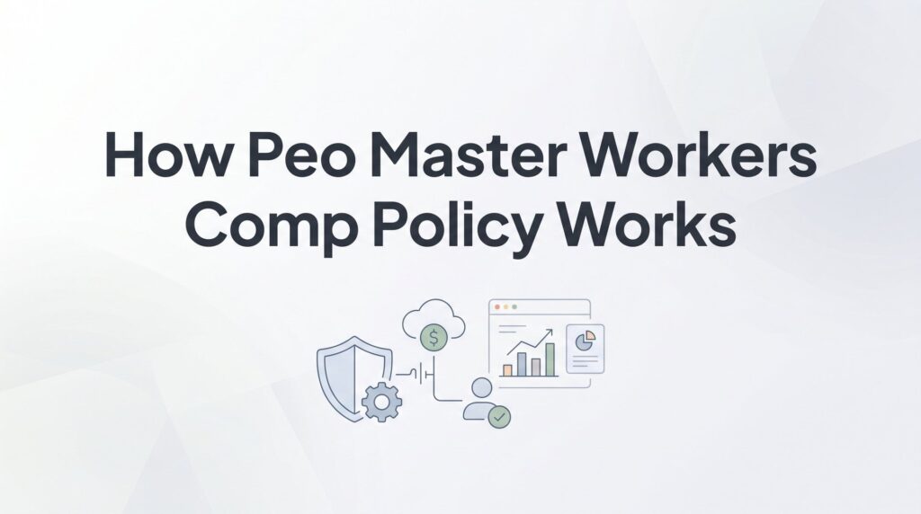 How a PEO Master Workers’ Comp Policy Works (And What It Means for Your Costs)