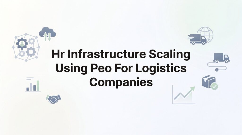 How to Scale HR Infrastructure Using a PEO for Your Logistics Company