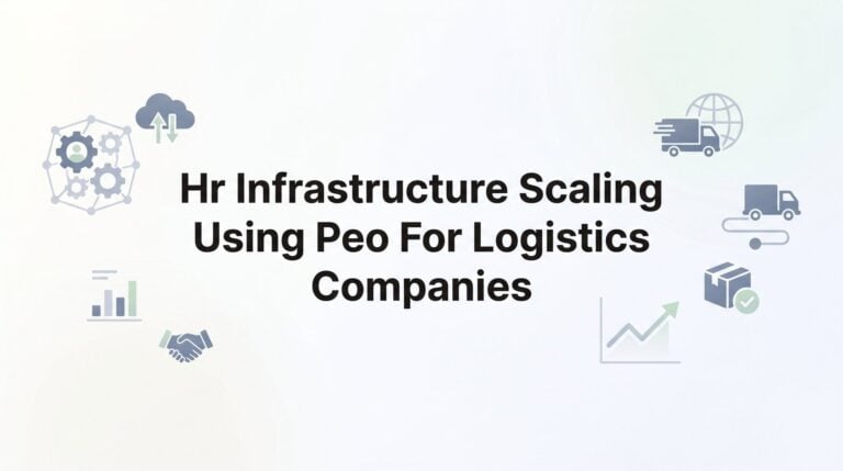 How to Scale HR Infrastructure Using a PEO for Your Logistics Company