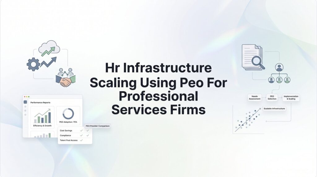 How to Scale HR Infrastructure Using a PEO for Professional Services Firms
