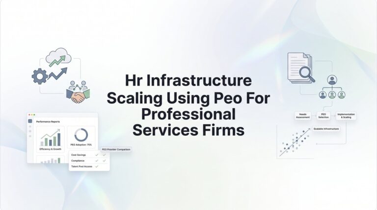 How to Scale HR Infrastructure Using a PEO for Professional Services Firms