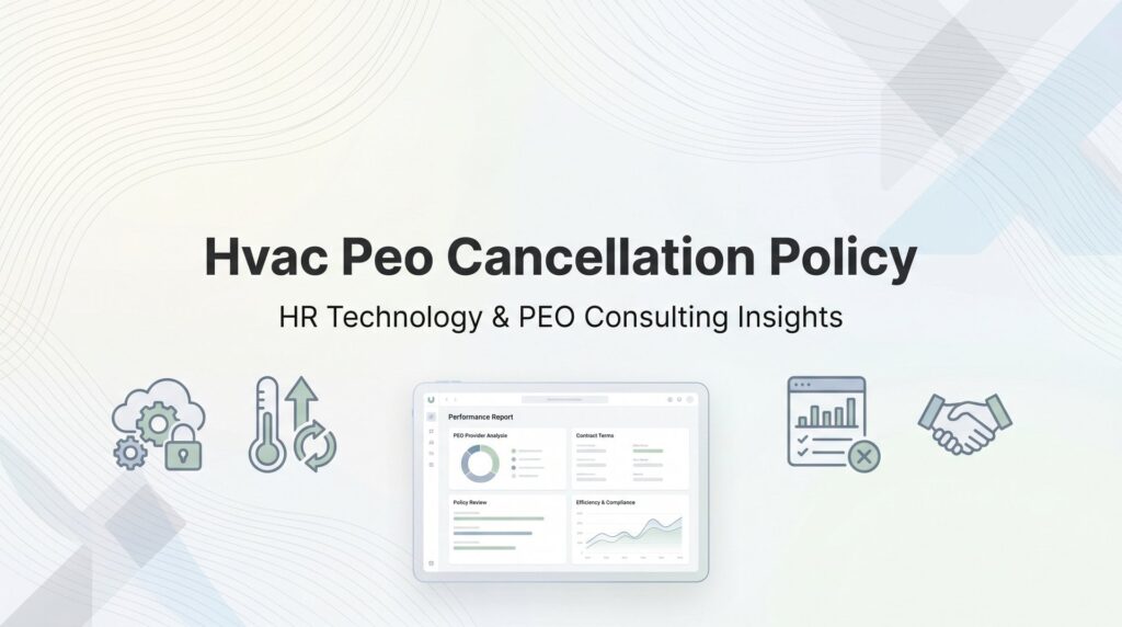 HVAC PEO Cancellation Policy: What Contractors Need to Know Before Signing