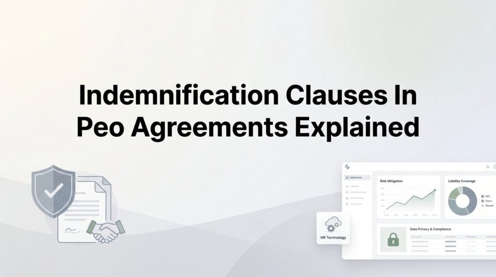 Indemnification Clauses in PEO Agreements Explained: What You’re Actually Signing Up For