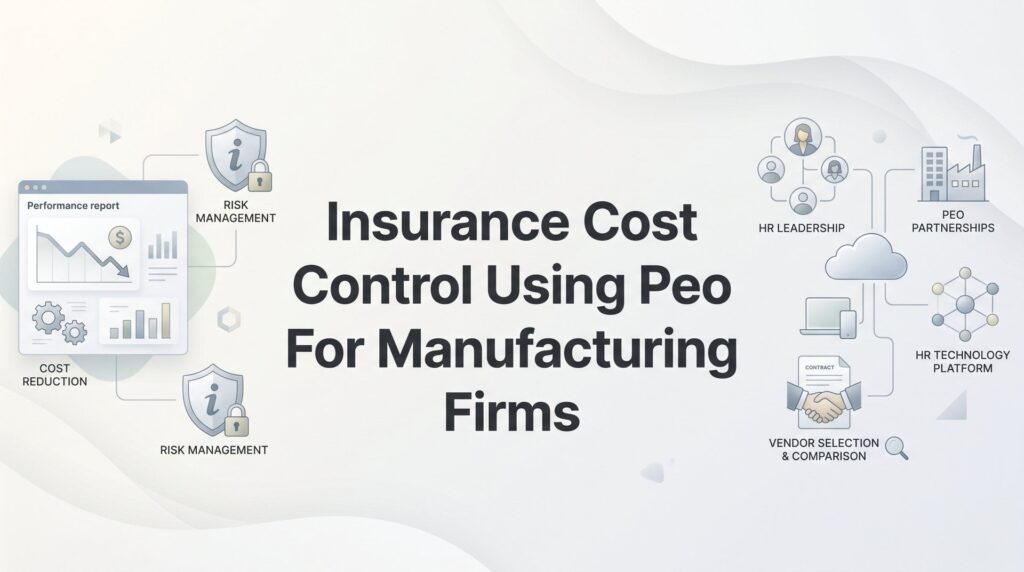 7 Ways Manufacturing Firms Use PEOs to Control Insurance Costs