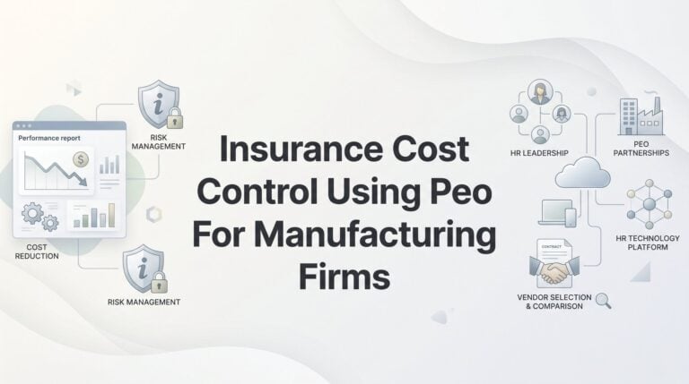 7 Ways Manufacturing Firms Use PEOs to Control Insurance Costs