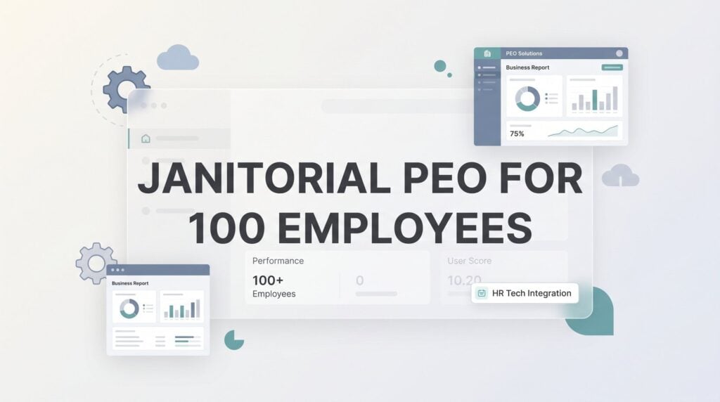 7 Strategies for Choosing a Janitorial PEO When You Have Around 100 Employees