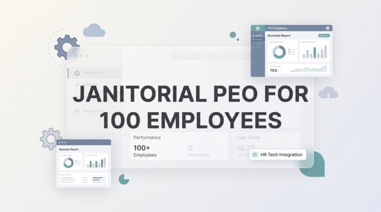 7 Strategies for Choosing a Janitorial PEO When You Have Around 100 Employees