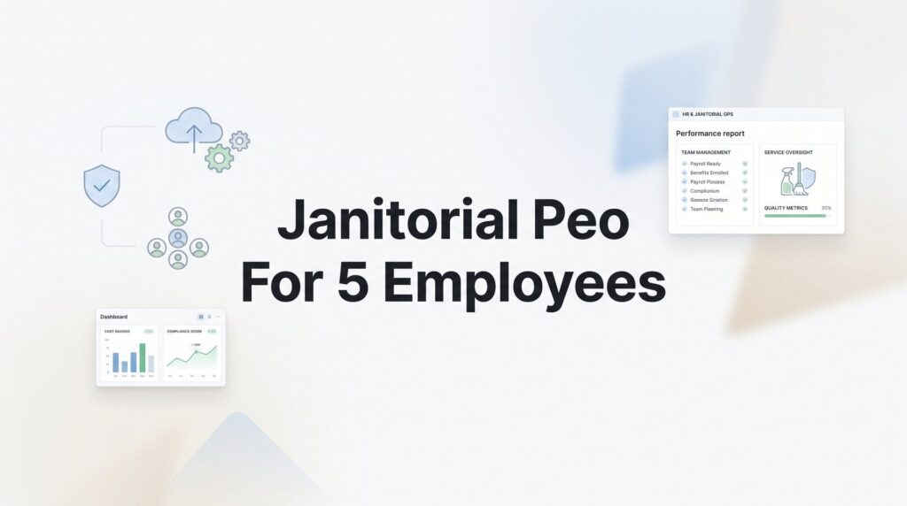 7 Smart Strategies for Finding a Janitorial PEO When You Only Have 5 Employees