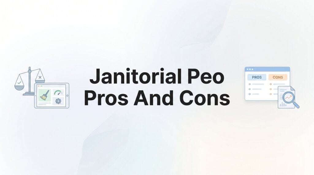 Janitorial PEO Pros and Cons: 7 Decision Factors Before You Sign