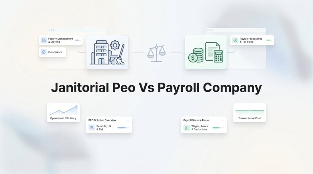 8 Best PEO and Payroll Solutions for Janitorial Companies in 2026